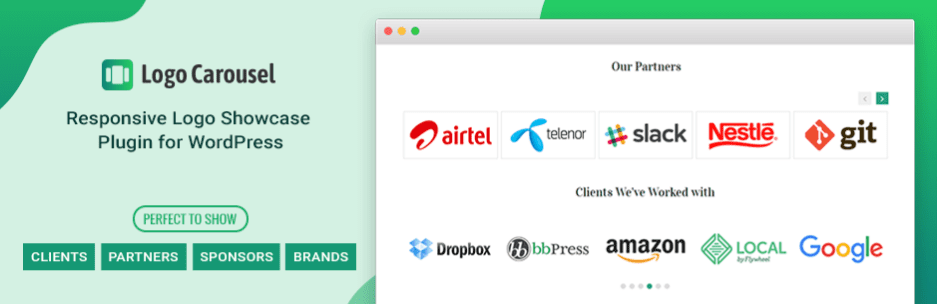 Logo Carousel - WordPress Gutenberg Logo