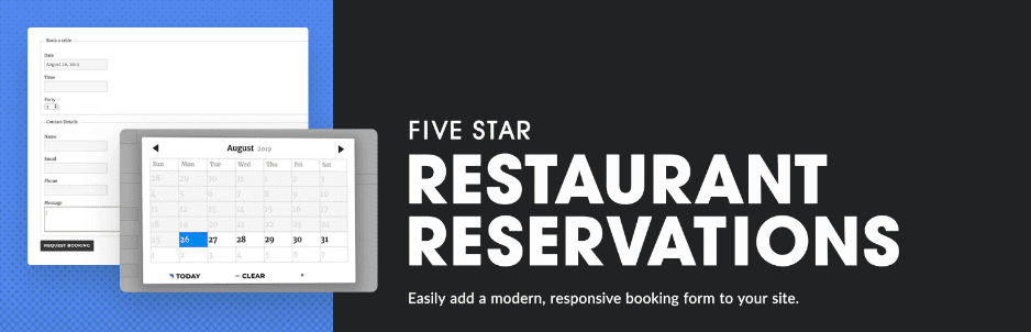 Five Star Restaurant Reservations