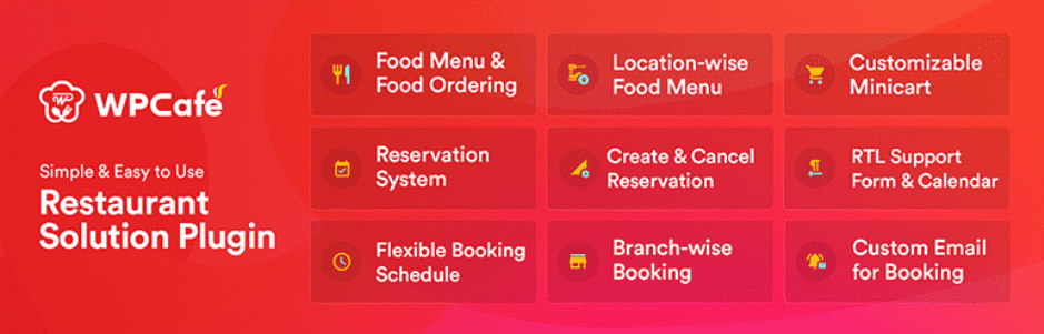 WPCafe - WordPress Table Reservation Plugin