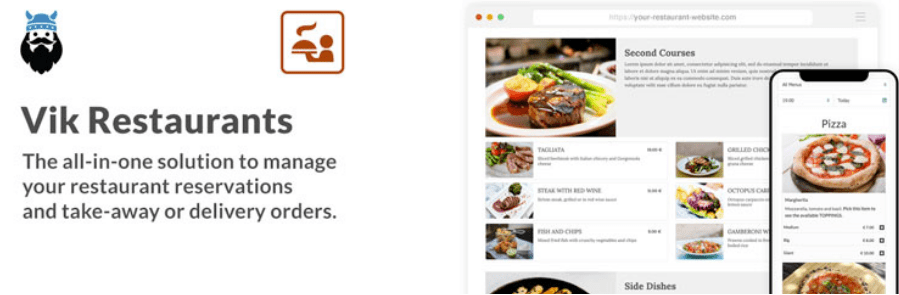 VikRestaurants Table Reservations and Take-Away