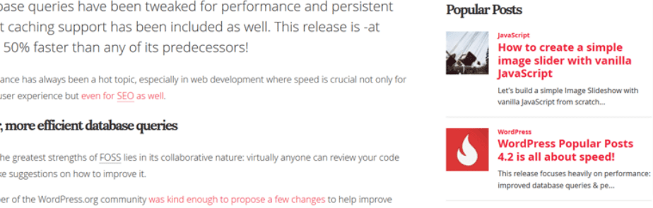 WordPress Popular Posts