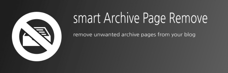 smart Archive Page Remove