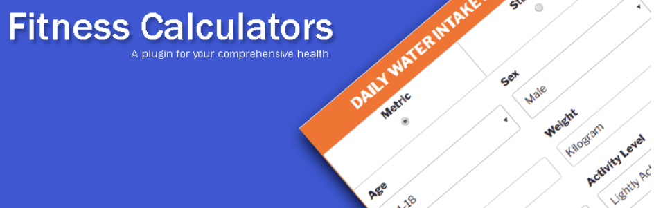 fitness calculators plugin