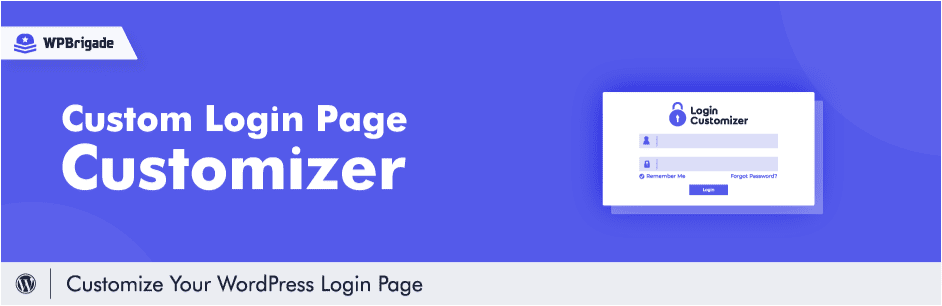 Custom Login Page Customizer