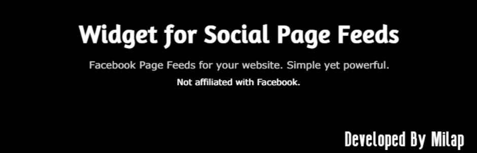 Widget for Social Page Feeds