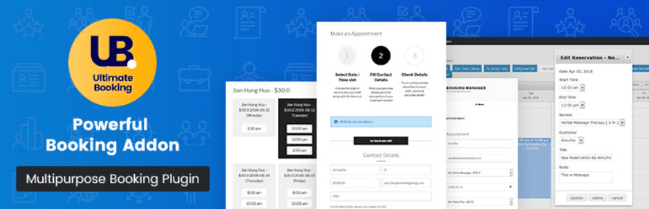 Ultimate Booking Manager - Elementor Appointment Plugin