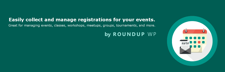 Registrations for the Events Calendar