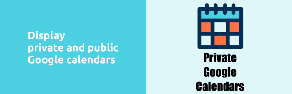 Private Google Calendars-WordPress Calendar Plugins