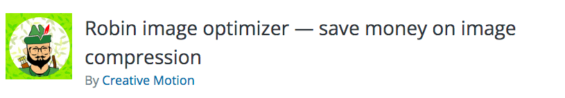 Robin image optimizer