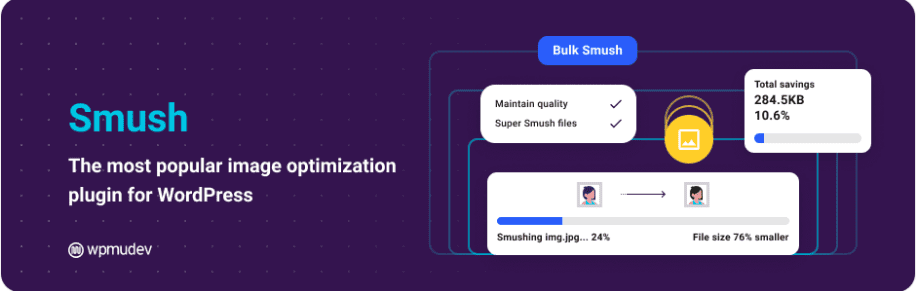 Smush-WordPress Optimize Images Plugins