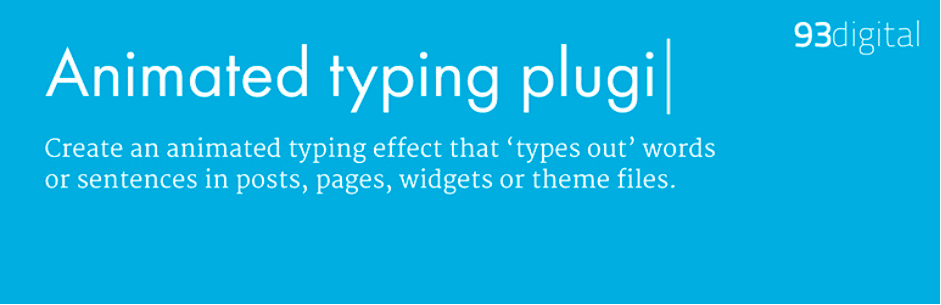 Typing-Effect-WordPress Animation Plugin