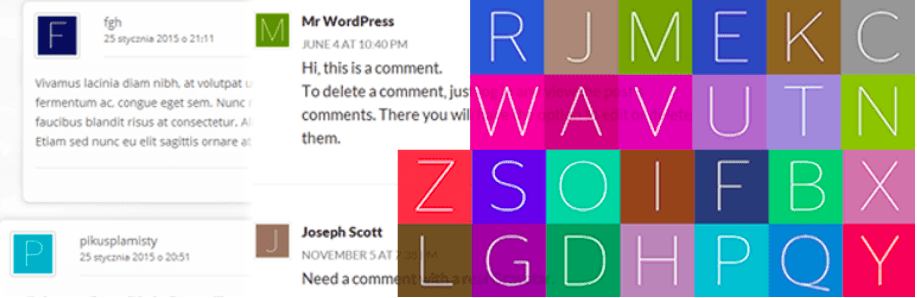 WP First Letter Avatar