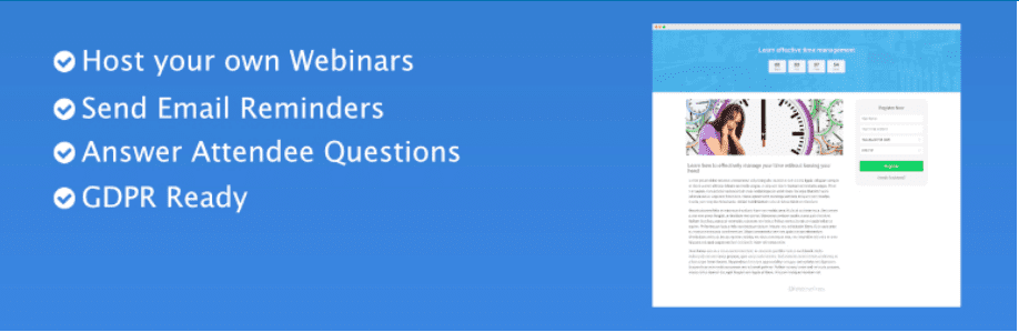 WebinarPress-WordPress Live Stream Plugin