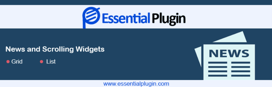 WP News and Scrolling Widgets